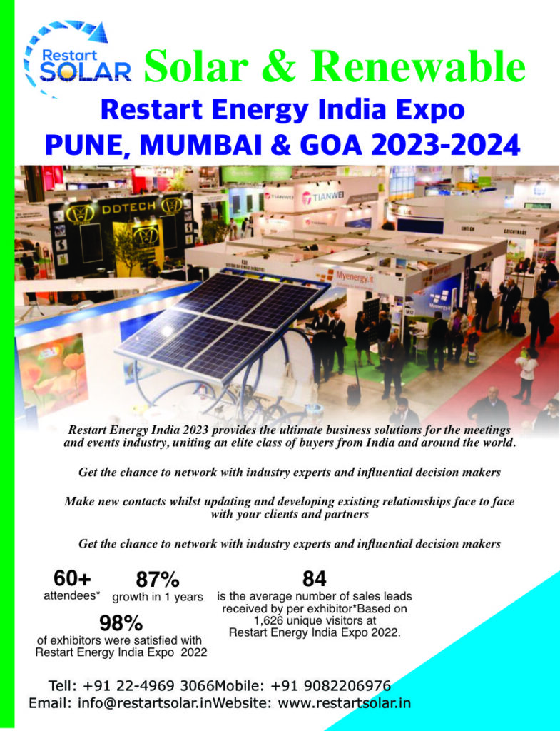 REI EXPO PUNE, MUMBAI AND GOA 20232024 » Restart Solar